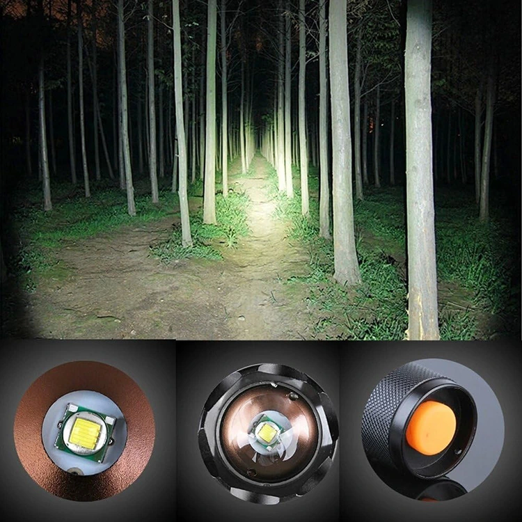 250lm tactical LED zoom fashlight