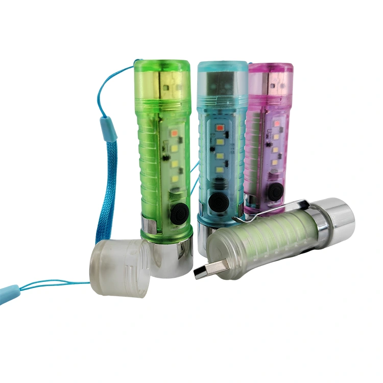 Mini USB charging LED Flashlight With Magnet