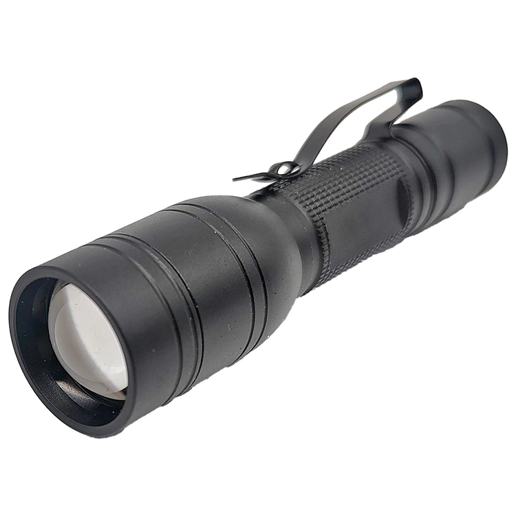 Mini Lanterna LED com Zoom Clipe